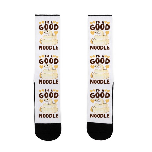 I'm a Good Noodle Sock