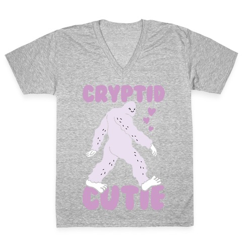 Cryptid Cutie Bigfoot V-Neck Tee Shirt