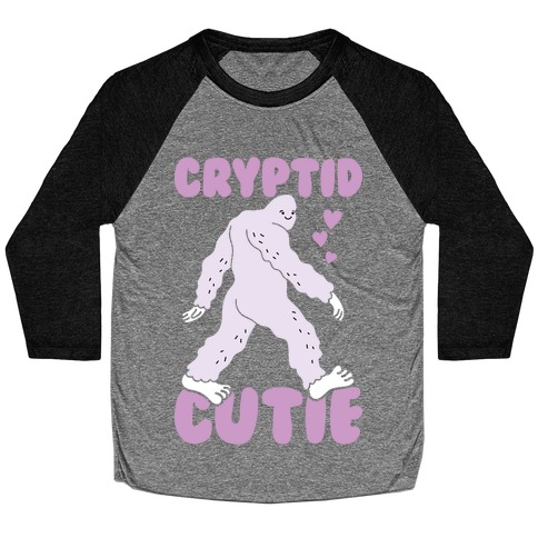 Cryptid Cutie Bigfoot Baseball Tee