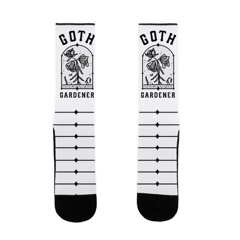 Goth Gardener Sock