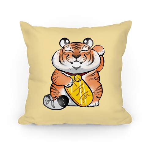 Lucky Tiger Pillow