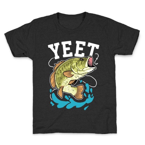 Yeet Bass Fishing Kids T-Shirt
