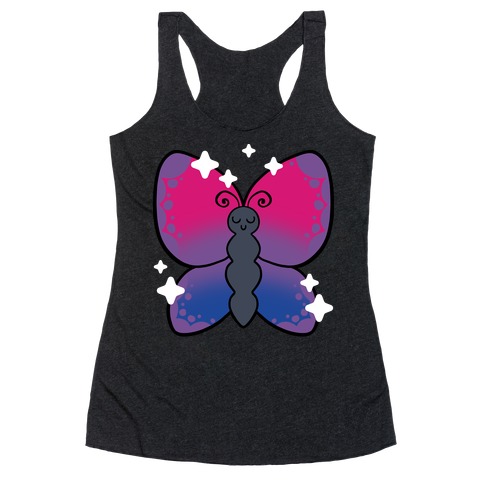 Bisexual Butterfly Racerback Tank Top