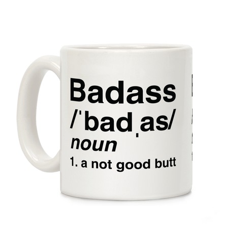 Badass Definition Coffee Mug