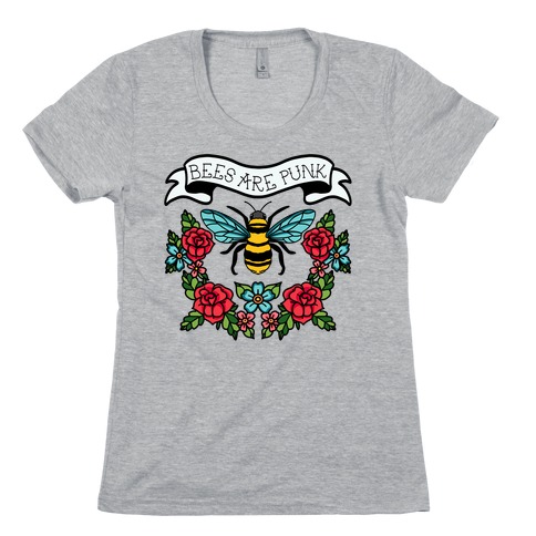 Bees Are Punk Womens T-Shirt