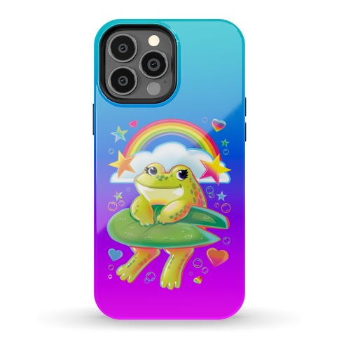 90's Rainbow Frog Phone Case