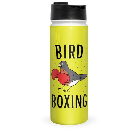 Bird Boxing Travel Mug