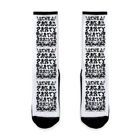 The Pagan Party Hath Arrived Sock