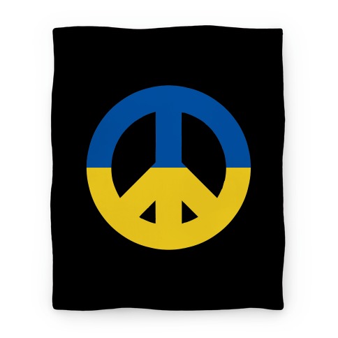 Peace symbol (Ukraine) Blanket