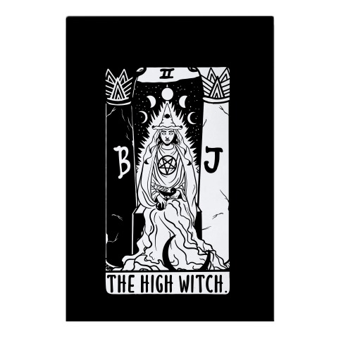 The High Witch Tarot Garden Flag