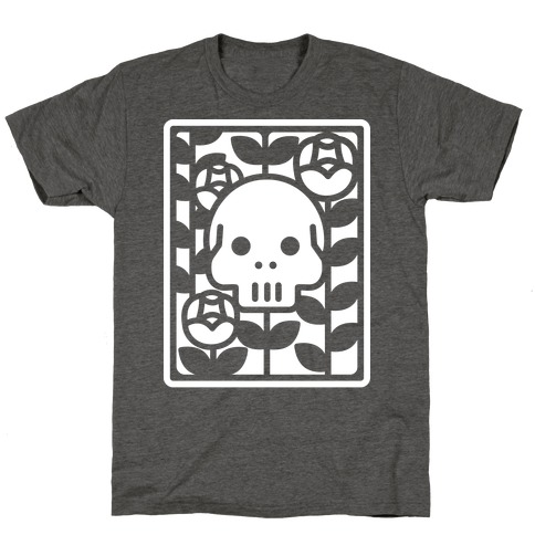 Flower Skull White T-Shirt