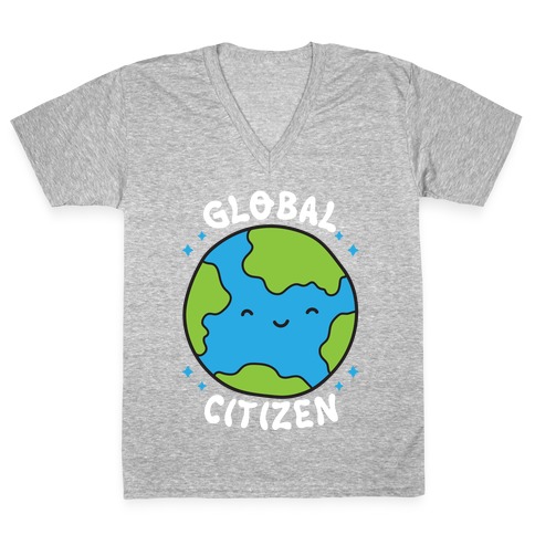Global Citizen V-Neck Tee Shirt