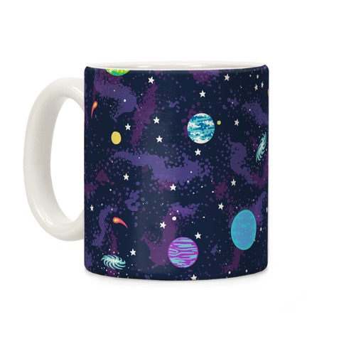 90s Cosmic Planet Coffee Mug