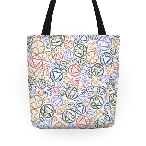 Witch's Elements Pattern Tote