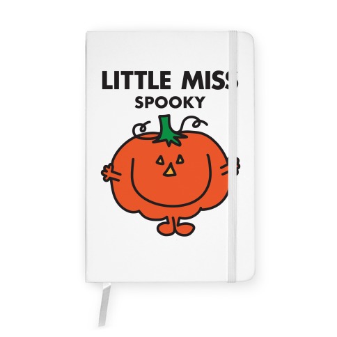 Little Miss Spooky Halloween Pumpkin Notebook