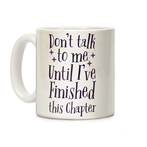 LookHUMAN Don't Talk to Me Until I've Eaten This Mug White 11 Ounce Ceramic Coffee Mug