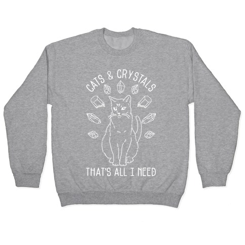 Cats and Crystals Pullover