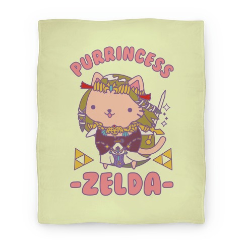 Purrincess Zelda Blanket