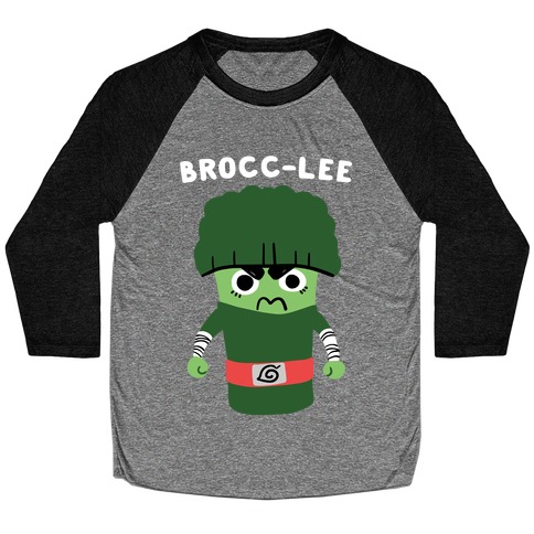 Brocc-Lee - Rock Lee Baseball Tee