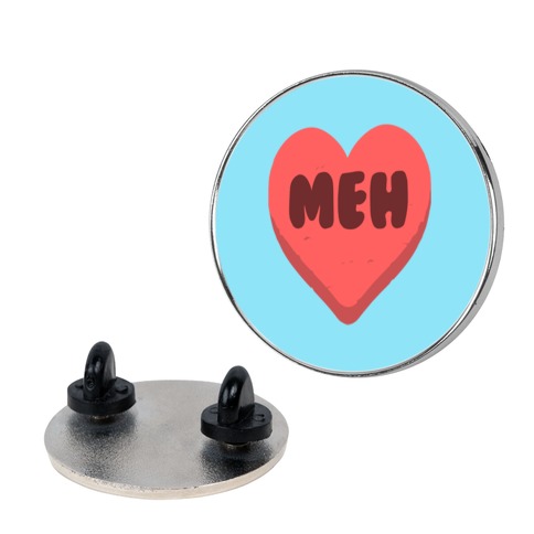 Valentine's Day Heart Meh Pin