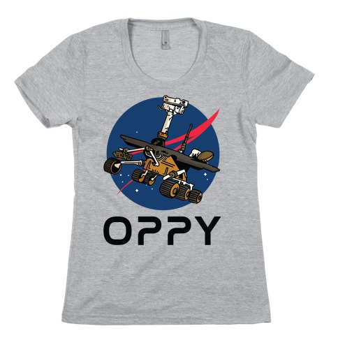 Oppy Nasa Parody Logo Womens T-Shirt