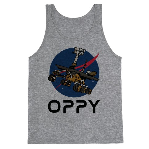 Oppy Nasa Parody Logo Tank Top