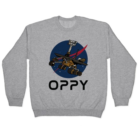 Oppy Nasa Parody Logo Pullover