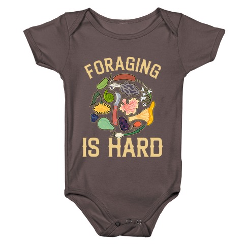 Foraging Is Hard  Baby One-Piece