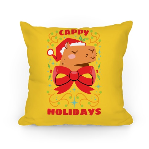  Cappy Holidays Pillow