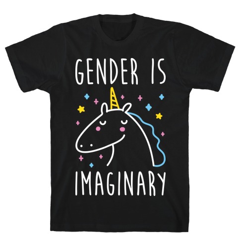 Gender Is Imaginary Unicorn T-Shirt