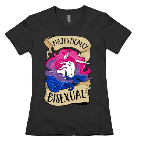 Majestically Bisexual Womens T-Shirt