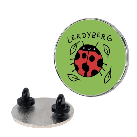 Lerdyberg Derpy Ladybug Pin