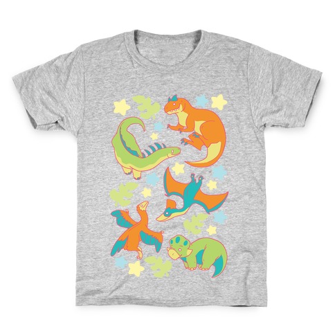 Funky Dinosaur Friends Kids T-Shirt