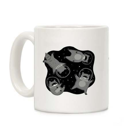 Raccoons In Space Coffee Mug