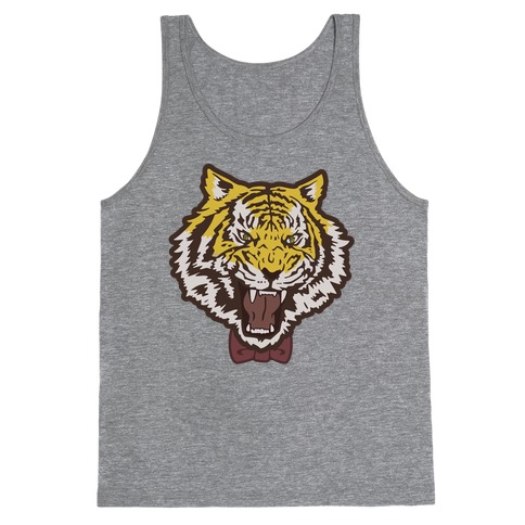 Tiger in a Bow Tie Tank Top