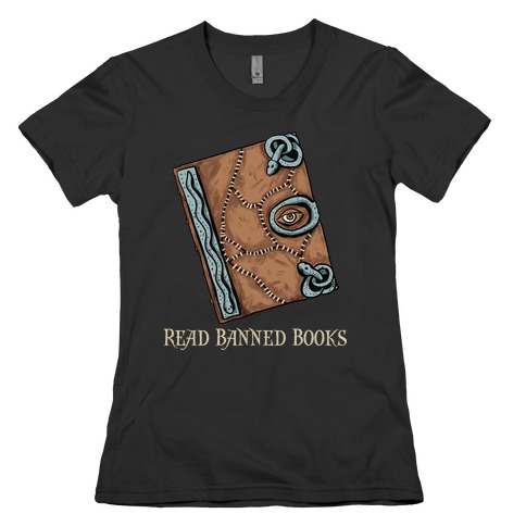 Read Banned Books Spellbook Womens T-Shirt