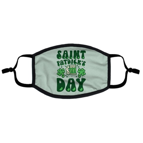 Saint Patdick's Day Parody Flat Face Mask
