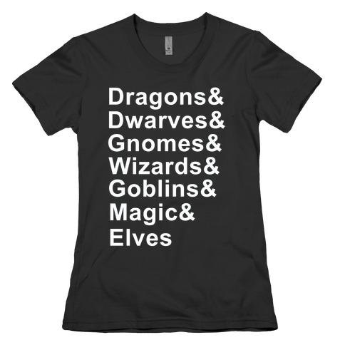 Fantasy List Womens T-Shirt