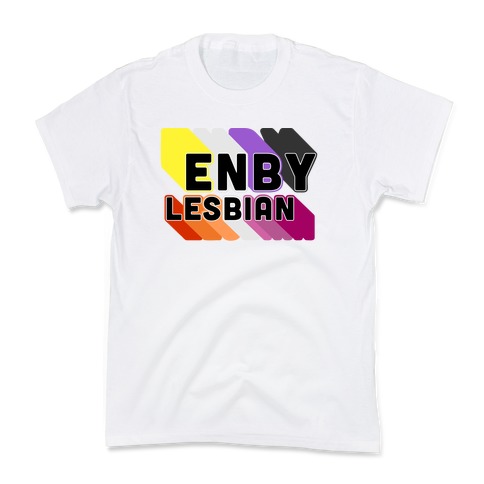 Enby Lesbian Kids T-Shirt