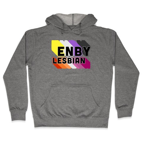 Enby Lesbian Hooded Sweatshirt