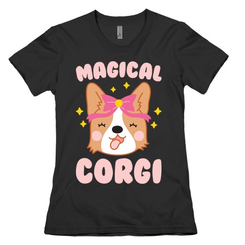 Magical Corgi Womens T-Shirt