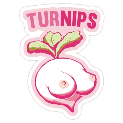 TurNIPS Die Cut Sticker