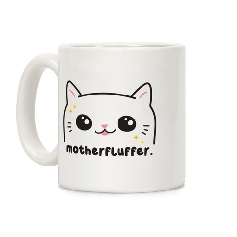 Cuss Cat Motherfluffer Coffee Mug