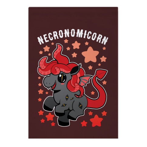 Necronomicorn Garden Flag