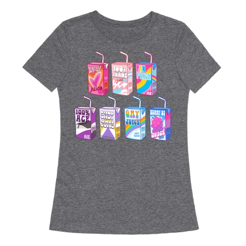 Pride Juice Boxes Womens T-Shirt