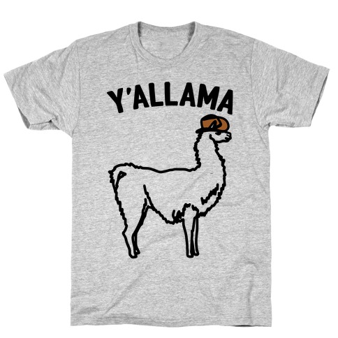 Y'allama Country llama T-Shirt