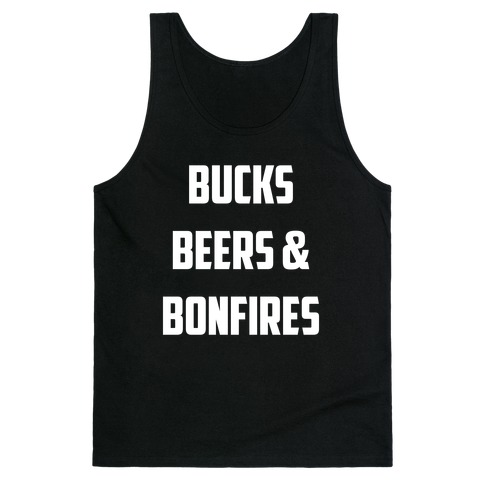 Bucks, Beers And Bonfires Tank Top
