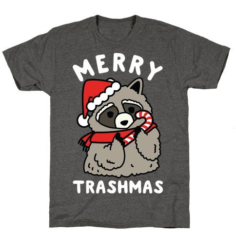 Merry Trashmas Raccoon T-Shirt