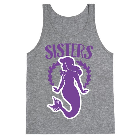 Mermaid Sisters (Purple) Tank Top