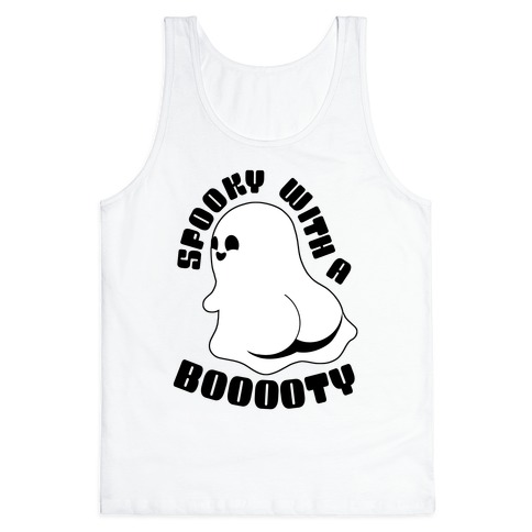 Spooky With A Booooty Ghost Tank Top